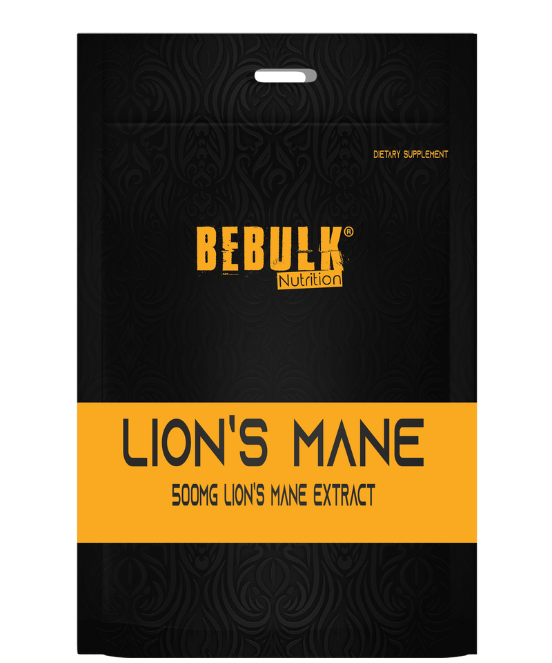 Lion's Mane 500mg - Vegan - BeBulk Nutrition