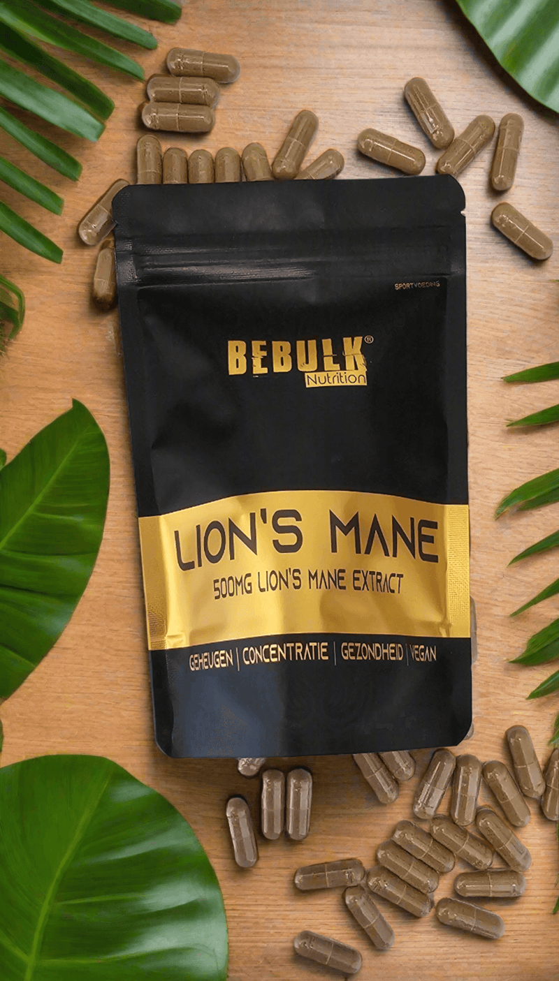 Lion's Mane 500mg - Vegan - BeBulk Nutrition