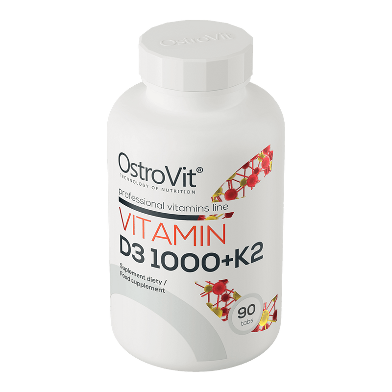 OstroVit Vitamine D3 1000 IE + K2 90 tabletten