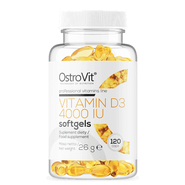 OstroVit Vitamine D3 4000 IU 120 capsules